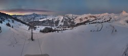 Archiv Foto Panorama Webcam Damüls an der Elsenalpstube 06:00