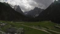 Archived image Webcam Dolomitenhof - Sexten Dolomites 13:00