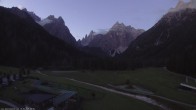 Archiv Foto Webcam Dolomitenhof - Fischleintal 05:00
