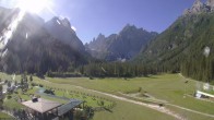 Archived image Webcam Dolomitenhof - Sexten Dolomites 09:00