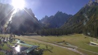 Archived image Webcam Dolomitenhof - Sexten Dolomites 09:00