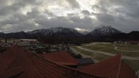 Archiv Foto Webcam Füssen: Ausblick vom Hotel Sommer 07:00