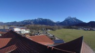 Archiv Foto Webcam Füssen: Ausblick vom Hotel Sommer 13:00