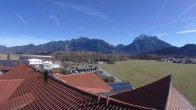 Archiv Foto Webcam Füssen: Ausblick vom Hotel Sommer 13:00