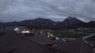 Archiv Foto Webcam Füssen: Ausblick vom Hotel Sommer 19:00