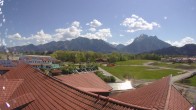 Archiv Foto Webcam Füssen: Ausblick vom Hotel Sommer 11:00