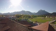 Archiv Foto Webcam Füssen: Ausblick vom Hotel Sommer 07:00