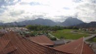 Archiv Foto Webcam Füssen: Ausblick vom Hotel Sommer 09:00