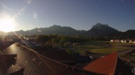Archiv Foto Webcam Füssen: Ausblick vom Hotel Sommer 05:00