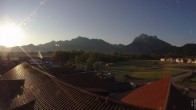 Archiv Foto Webcam Füssen: Ausblick vom Hotel Sommer 05:00