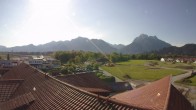 Archiv Foto Webcam Füssen: Ausblick vom Hotel Sommer 07:00