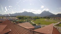 Archiv Foto Webcam Füssen: Ausblick vom Hotel Sommer 09:00