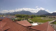 Archiv Foto Webcam Füssen: Ausblick vom Hotel Sommer 11:00