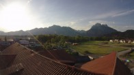 Archiv Foto Webcam Füssen: Ausblick vom Hotel Sommer 06:00