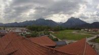 Archiv Foto Webcam Füssen: Ausblick vom Hotel Sommer 09:00