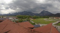 Archiv Foto Webcam Füssen: Ausblick vom Hotel Sommer 13:00