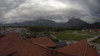 Archiv Foto Webcam Füssen: Ausblick vom Hotel Sommer 17:00
