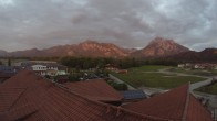 Archiv Foto Webcam Füssen: Ausblick vom Hotel Sommer 19:00
