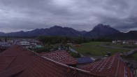 Archiv Foto Webcam Füssen: Ausblick vom Hotel Sommer 19:00