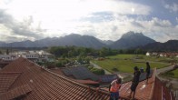 Archiv Foto Webcam Füssen: Ausblick vom Hotel Sommer 07:00