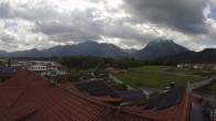Archiv Foto Webcam Füssen: Ausblick vom Hotel Sommer 09:00