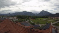 Archiv Foto Webcam Füssen: Ausblick vom Hotel Sommer 09:00