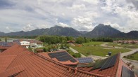 Archiv Foto Webcam Füssen: Ausblick vom Hotel Sommer 13:00