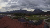 Archiv Foto Webcam Füssen: Ausblick vom Hotel Sommer 19:00
