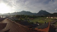 Archiv Foto Webcam Füssen: Ausblick vom Hotel Sommer 05:00