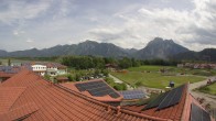 Archiv Foto Webcam Füssen: Ausblick vom Hotel Sommer 13:00