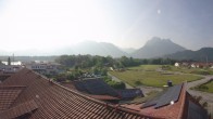 Archiv Foto Webcam Füssen: Ausblick vom Hotel Sommer 07:00