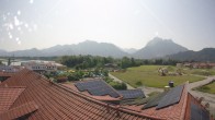 Archiv Foto Webcam Füssen: Ausblick vom Hotel Sommer 09:00