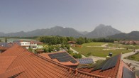 Archiv Foto Webcam Füssen: Ausblick vom Hotel Sommer 13:00