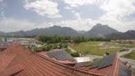 Archiv Foto Webcam Füssen: Ausblick vom Hotel Sommer 11:00