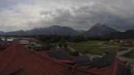 Archiv Foto Webcam Füssen: Ausblick vom Hotel Sommer 17:00