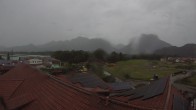 Archiv Foto Webcam Füssen: Ausblick vom Hotel Sommer 19:00