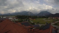 Archiv Foto Webcam Füssen: Ausblick vom Hotel Sommer 17:00