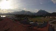 Archiv Foto Webcam Füssen: Ausblick vom Hotel Sommer 06:00