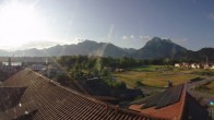 Archiv Foto Webcam Füssen: Ausblick vom Hotel Sommer 06:00