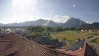 Archiv Foto Webcam Füssen: Ausblick vom Hotel Sommer 07:00