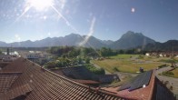 Archiv Foto Webcam Füssen: Ausblick vom Hotel Sommer 07:00