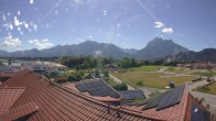 Archiv Foto Webcam Füssen: Ausblick vom Hotel Sommer 09:00