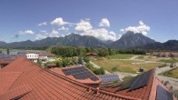 Archiv Foto Webcam Füssen: Ausblick vom Hotel Sommer 13:00