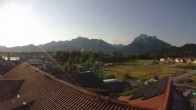 Archiv Foto Webcam Füssen: Ausblick vom Hotel Sommer 06:00