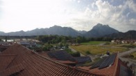 Archiv Foto Webcam Füssen: Ausblick vom Hotel Sommer 07:00