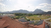 Archiv Foto Webcam Füssen: Ausblick vom Hotel Sommer 09:00