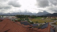 Archiv Foto Webcam Füssen: Ausblick vom Hotel Sommer 09:00