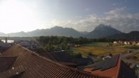 Archiv Foto Webcam Füssen: Ausblick vom Hotel Sommer 06:00