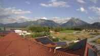 Archiv Foto Webcam Füssen: Ausblick vom Hotel Sommer 17:00