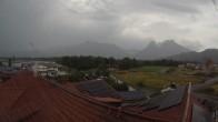 Archiv Foto Webcam Füssen: Ausblick vom Hotel Sommer 11:00